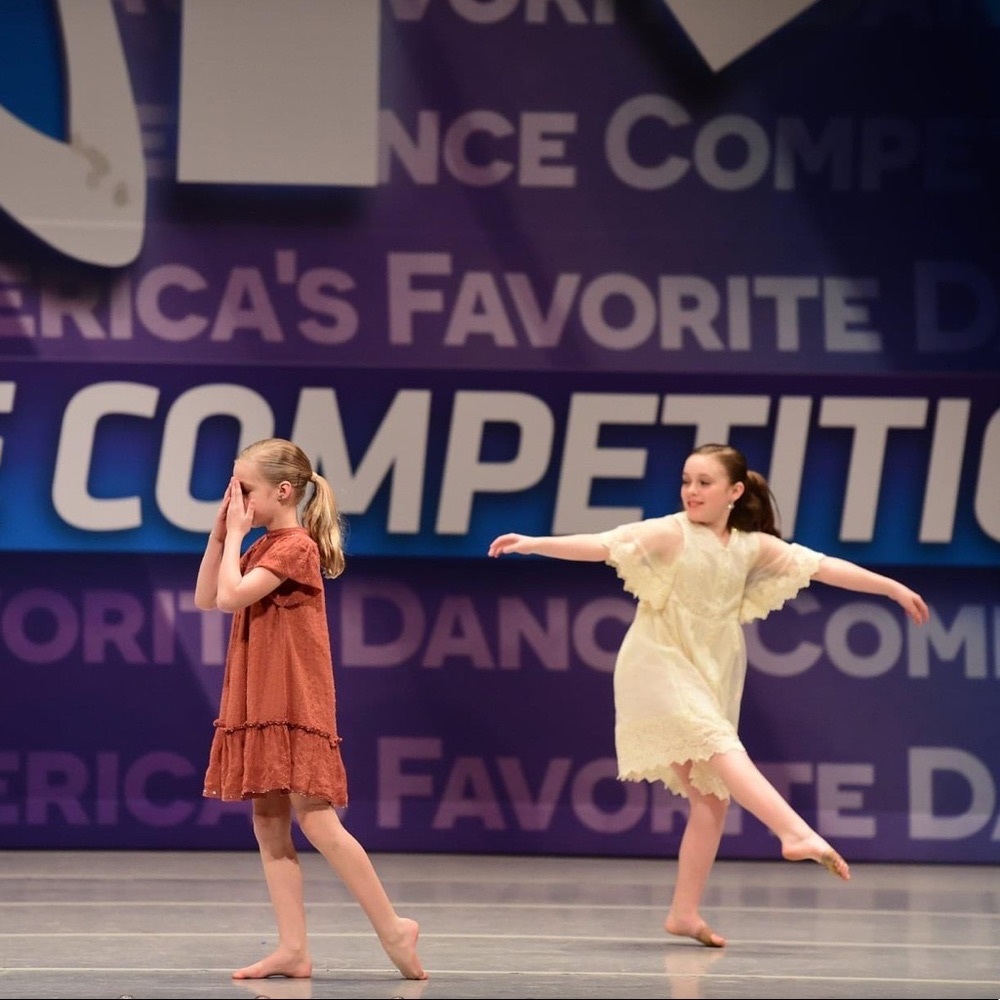 Lyrical dance costume or dress w/ Swarovski stones